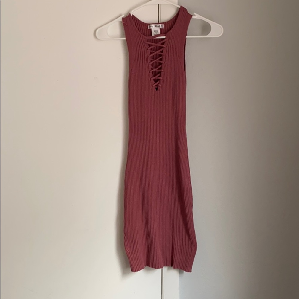 Stretchy mid thigh dress